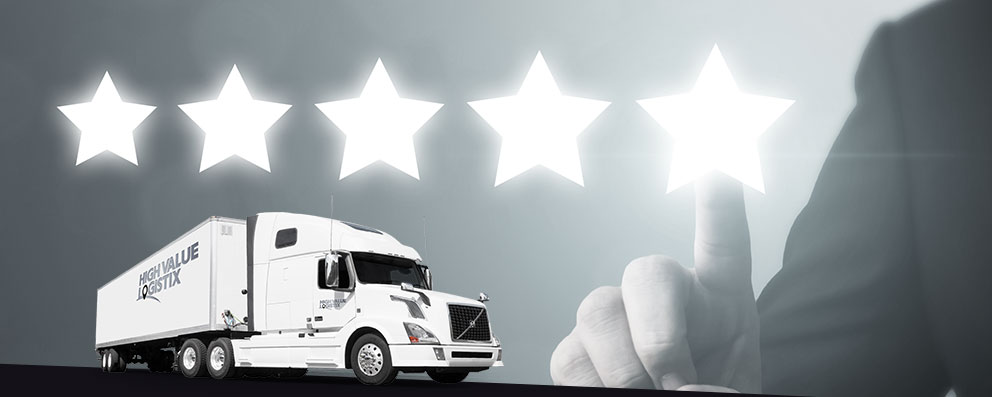 High Value Logistix 5 star service